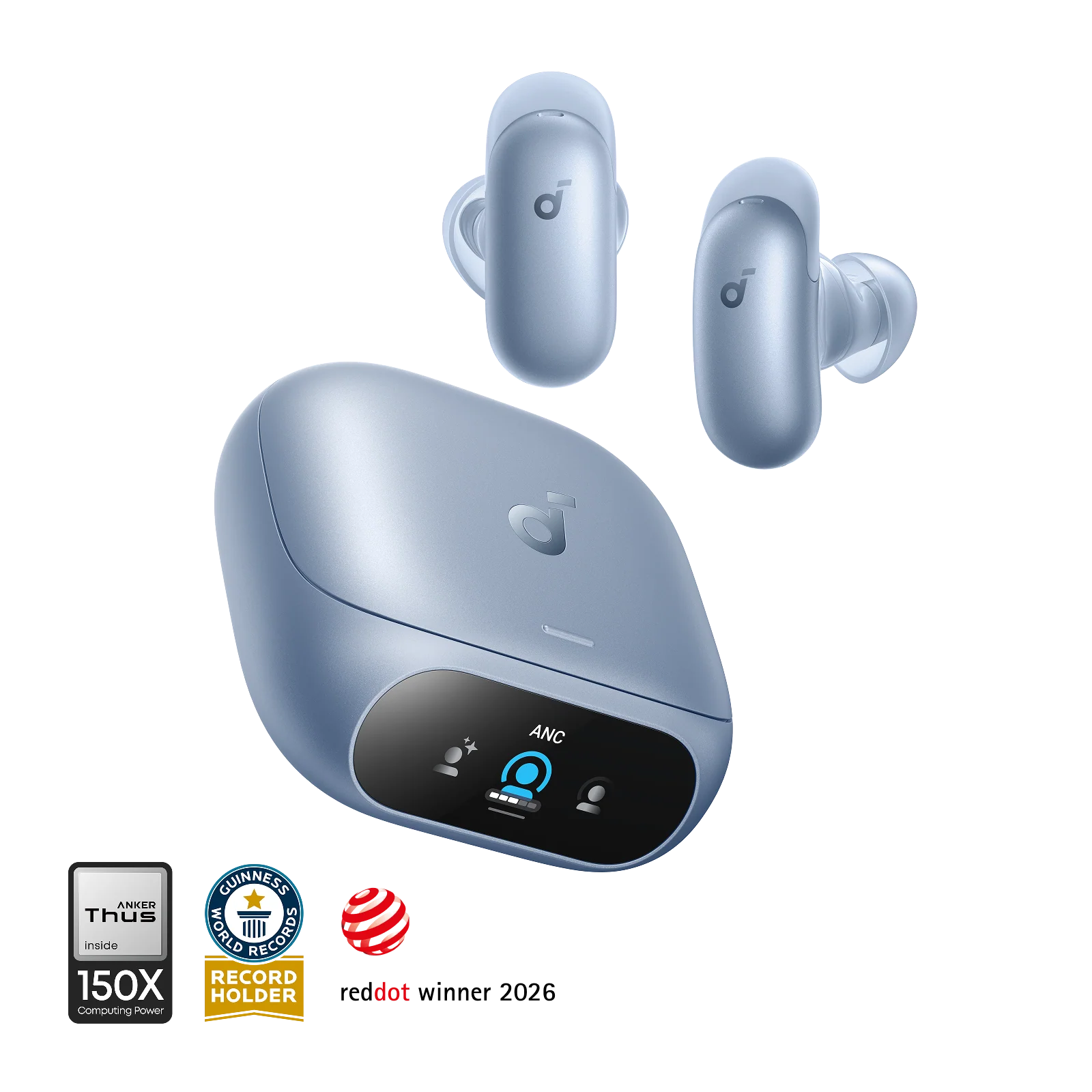 Soundcore Liberty 5 Pro Noise Cancelling Earphones with clear