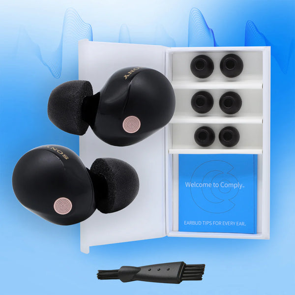 Comply TrueGrip™ Memory Foam Ear Tips for Sony True Wireless Earbuds G3 Medium 3 pair pack