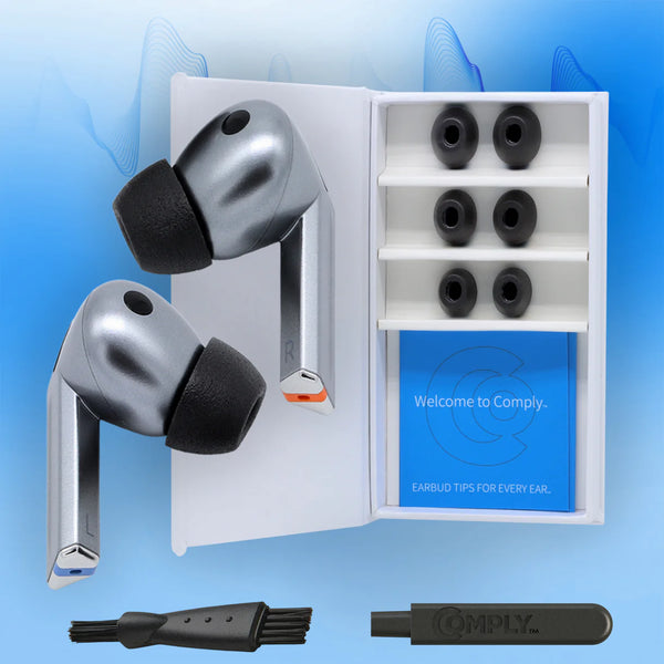 Comply TrueGrip™ Memory Foam Ear Tips for Samsung Galaxy Buds3 Pro G3 Medium 3 pair pack