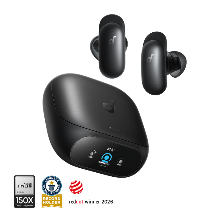 Soundcore Liberty 5 Pro Noise Cancelling Earphones with clear