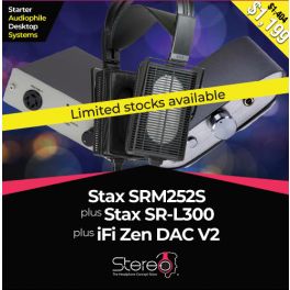 Stax SRM252s + Stax SR-L300 + iFi Audio Zen DAC V2 Audiophile system